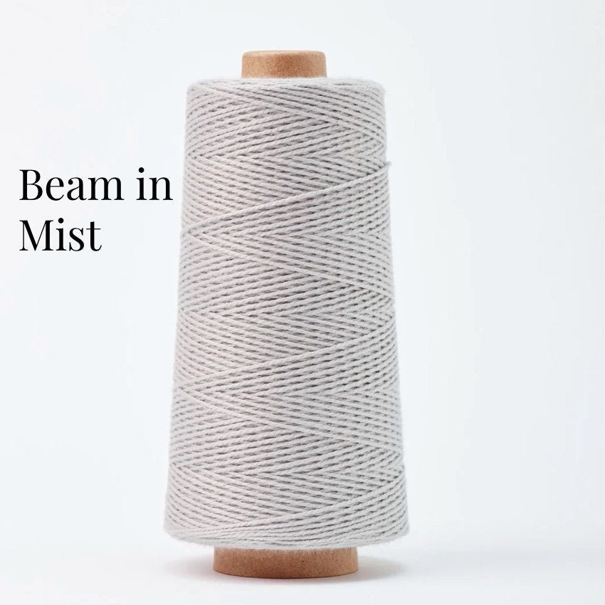 Gist Beam 3/2 organic cotton weaving yarn MIST light grey