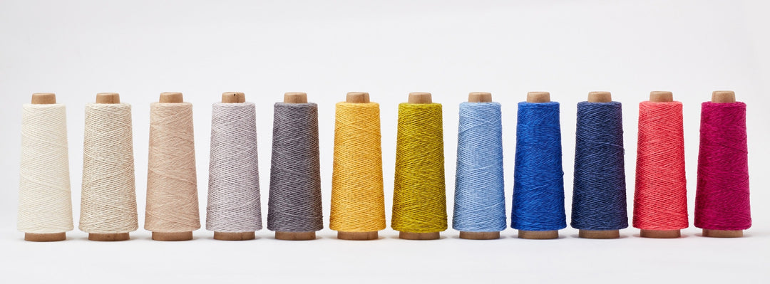 Duet cotton linen yarn weaving yarn RUST