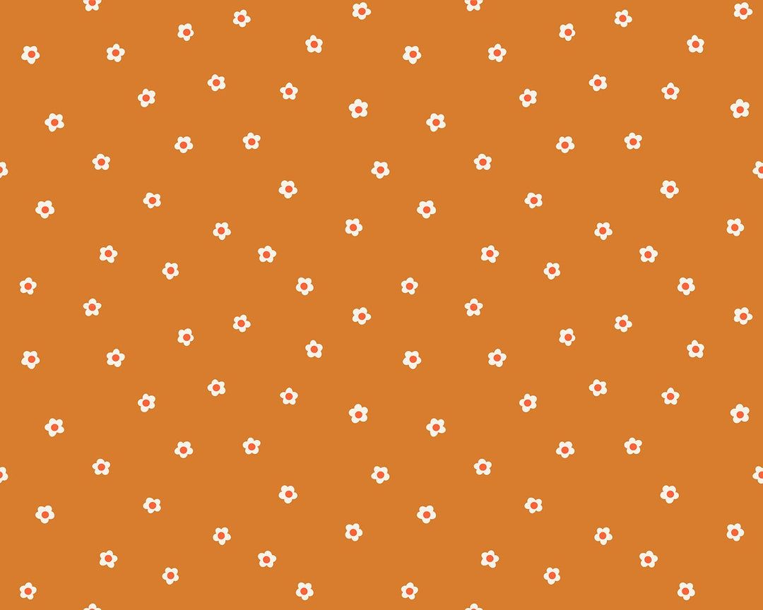 Lil Lil Pocket Posy Caramel Fabric by Kimberly Kight for Ruby Star Society / RS3059 13 / Half yard continuous cut