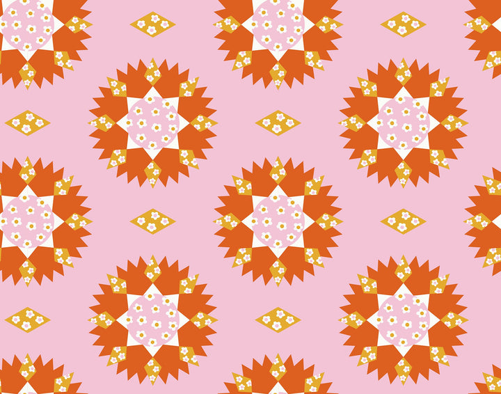 Lil Sunpatch Peony Fabric by Kimberly Kight for Ruby Star Society / RS3053 14/ Half yard continuous cut