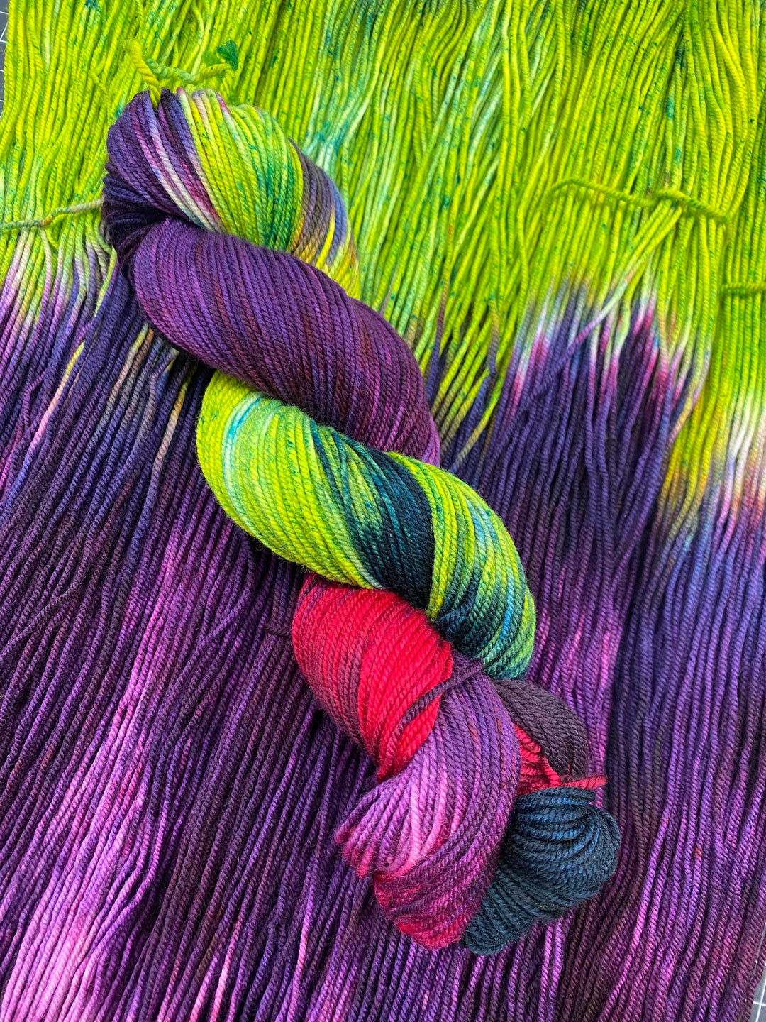 Deep Roots- Hand dyed yarn - Mohair - Fingering - Sock - DK - Sport - Worsted - Bulky - Variegated yarn