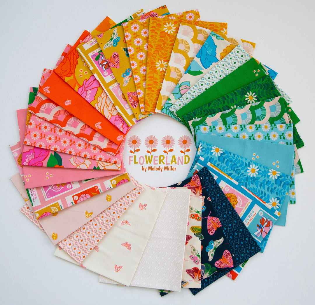 Flowerland by Melody Miller for Ruby Star Society Fat Quarter Set
