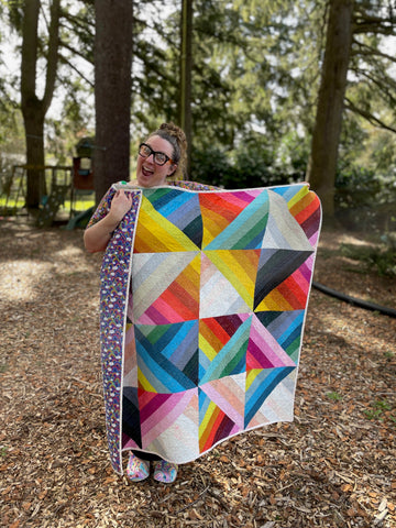 jelly rainbow quilt